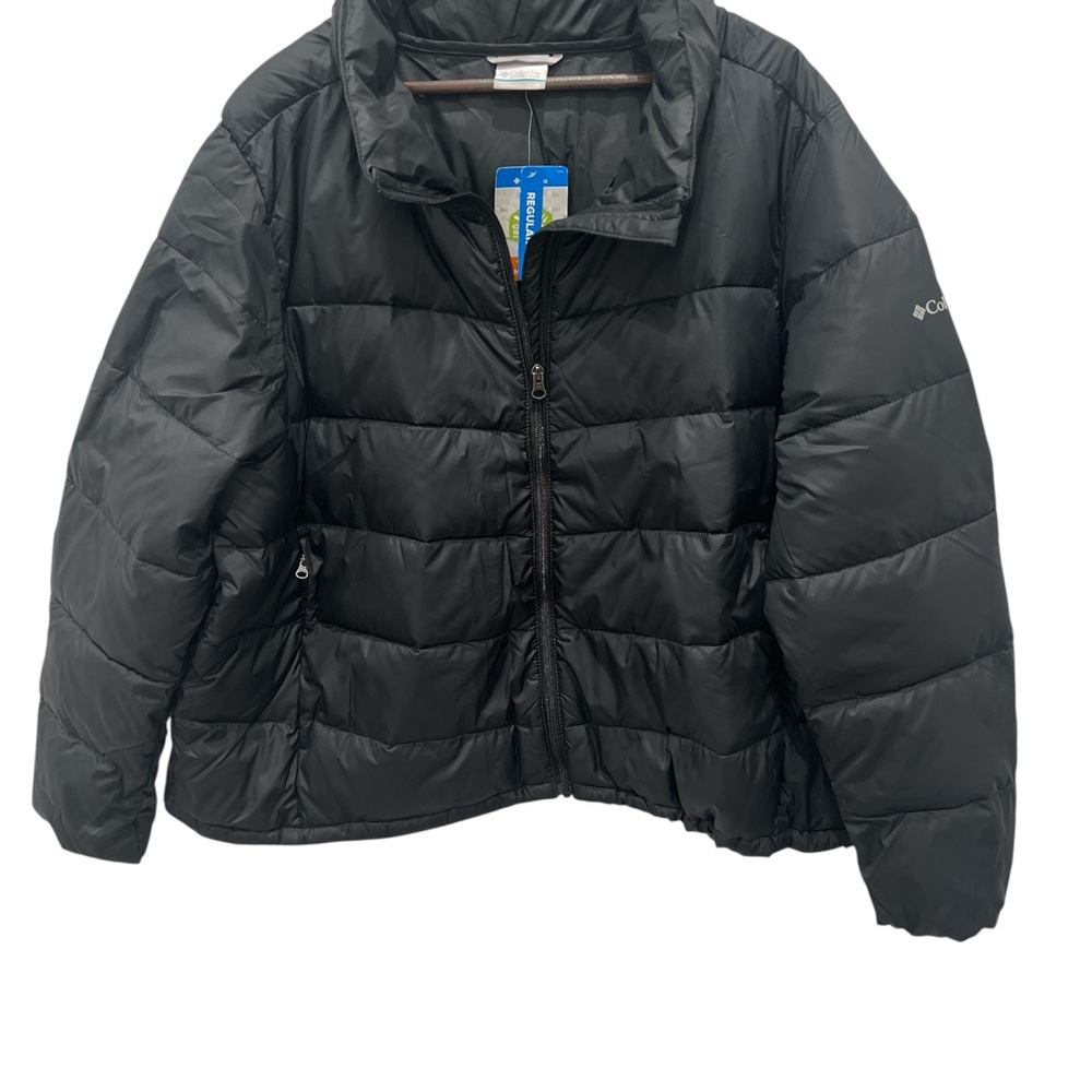 Columbia Black Puffer Jacket Women’s Size 3X Zip Front Lightweight Insulated NWT - Picture 7 of 7